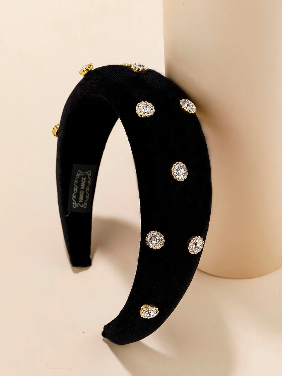 Rhinestone Padded Hair Hoop