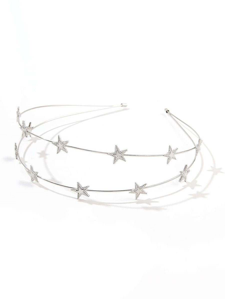 Metal Star Hair Hoop Headband