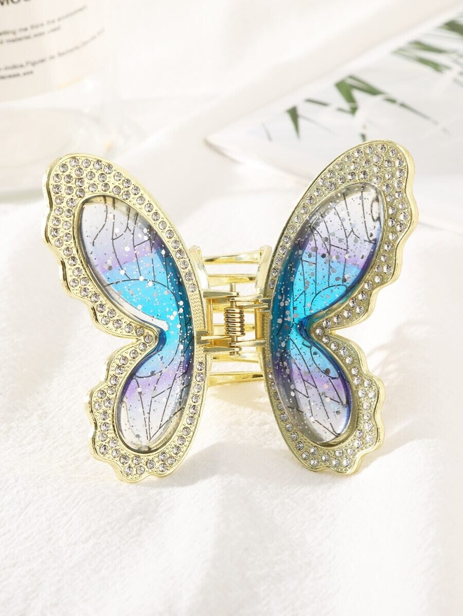 Butterfly Design Hair Claw