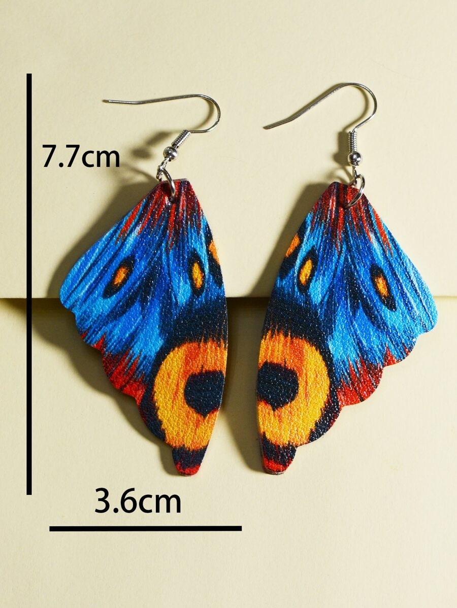 Butterfly Wing Drop Earrings