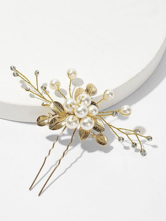 Faux Pearl Statement Hair Pin