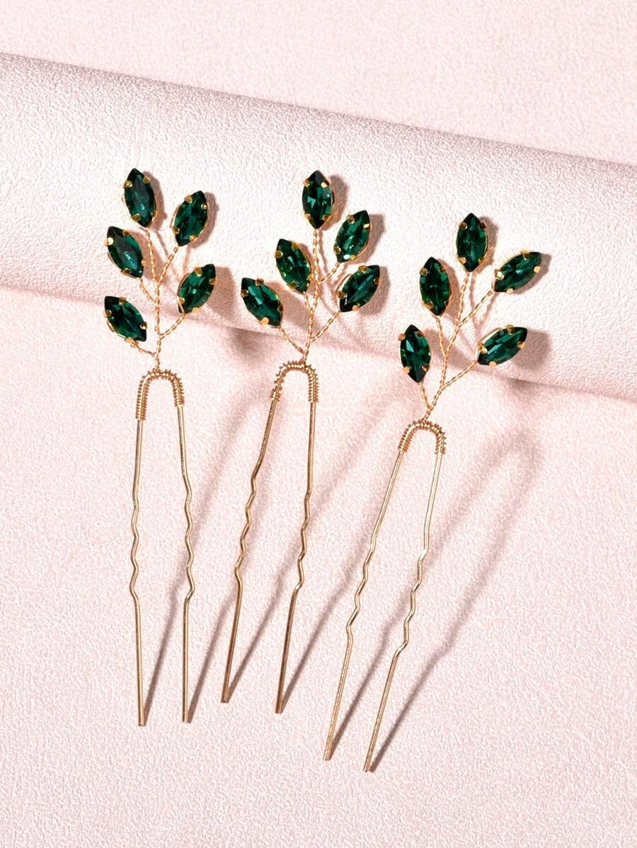 Rhinestone Hair Pins