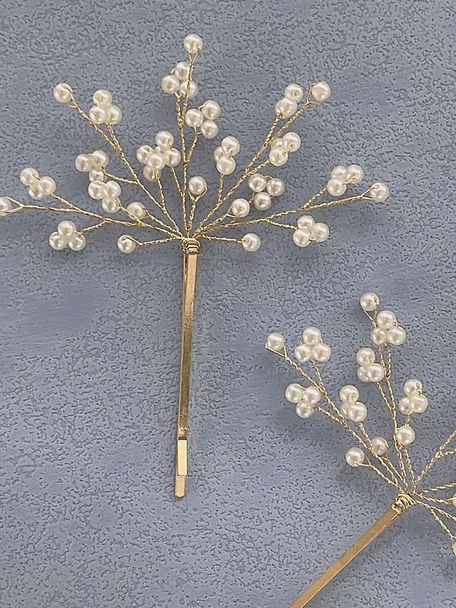 Faux Pearl Hair Pins