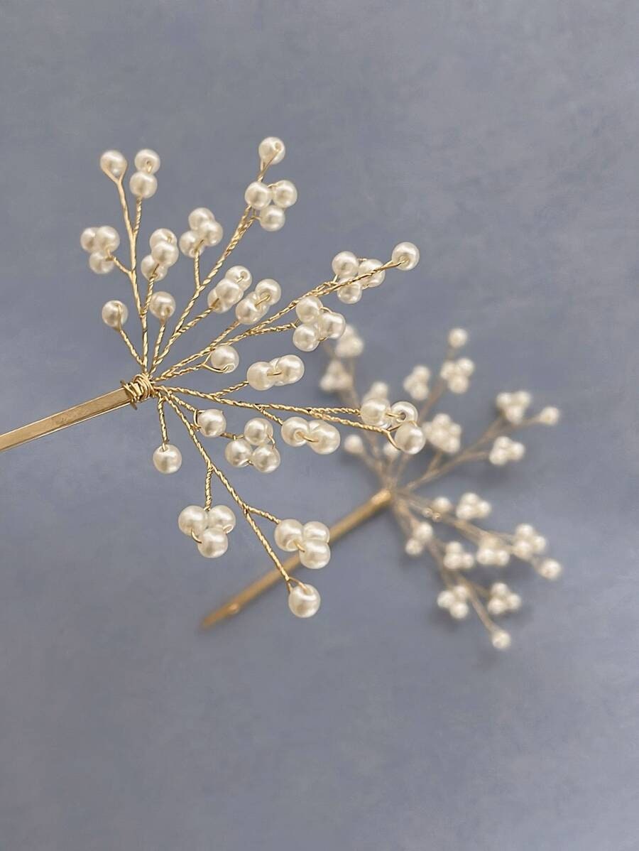 Faux Pearl Hair Pins