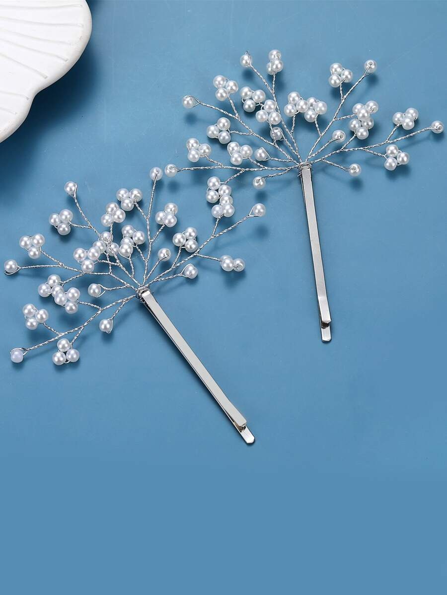 Faux Pearl Hair Pins