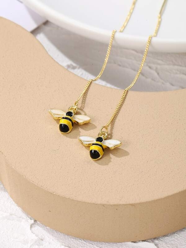 Bee Threader Earrings