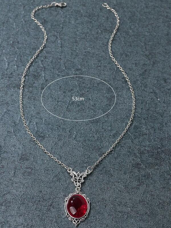 Oval Pendant Necklace