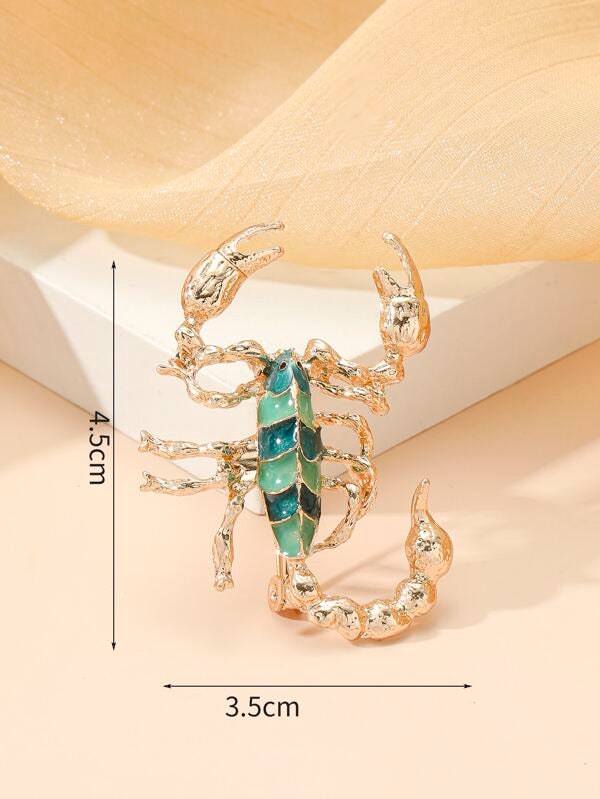 Scorpion Design Brooch