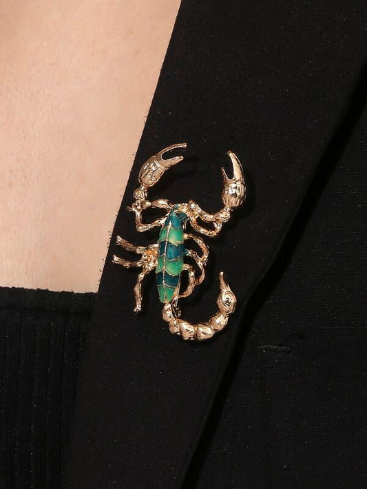 Scorpion Design Brooch