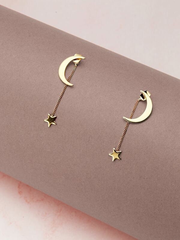 Moon & Star Earring Jackets