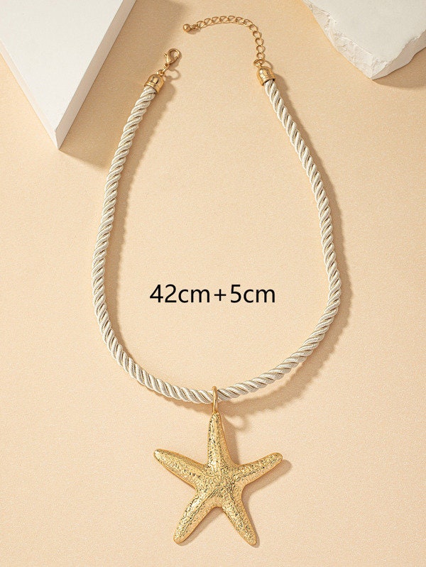 Starfish Charm Necklace