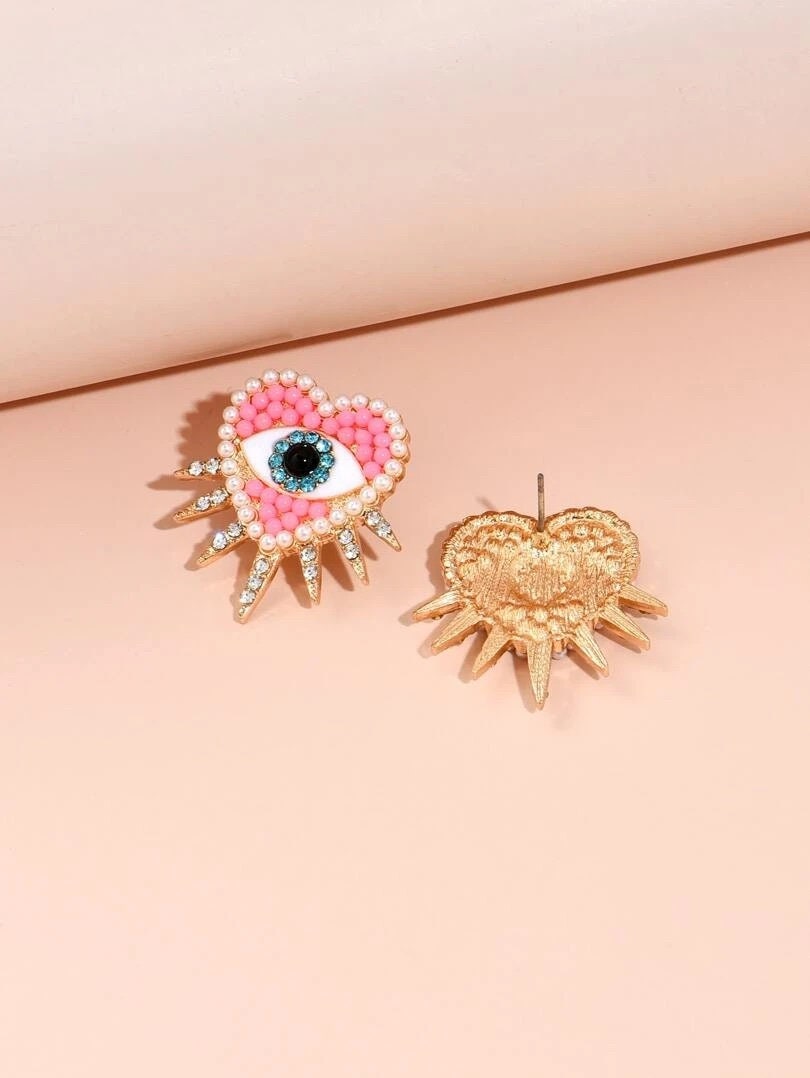 Evil Eye Stud Earrings