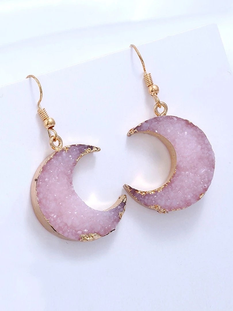 Moon Drop Earrings