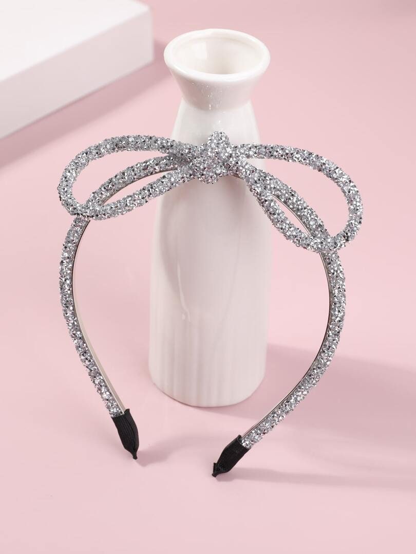 Rhinestone Bow Headband