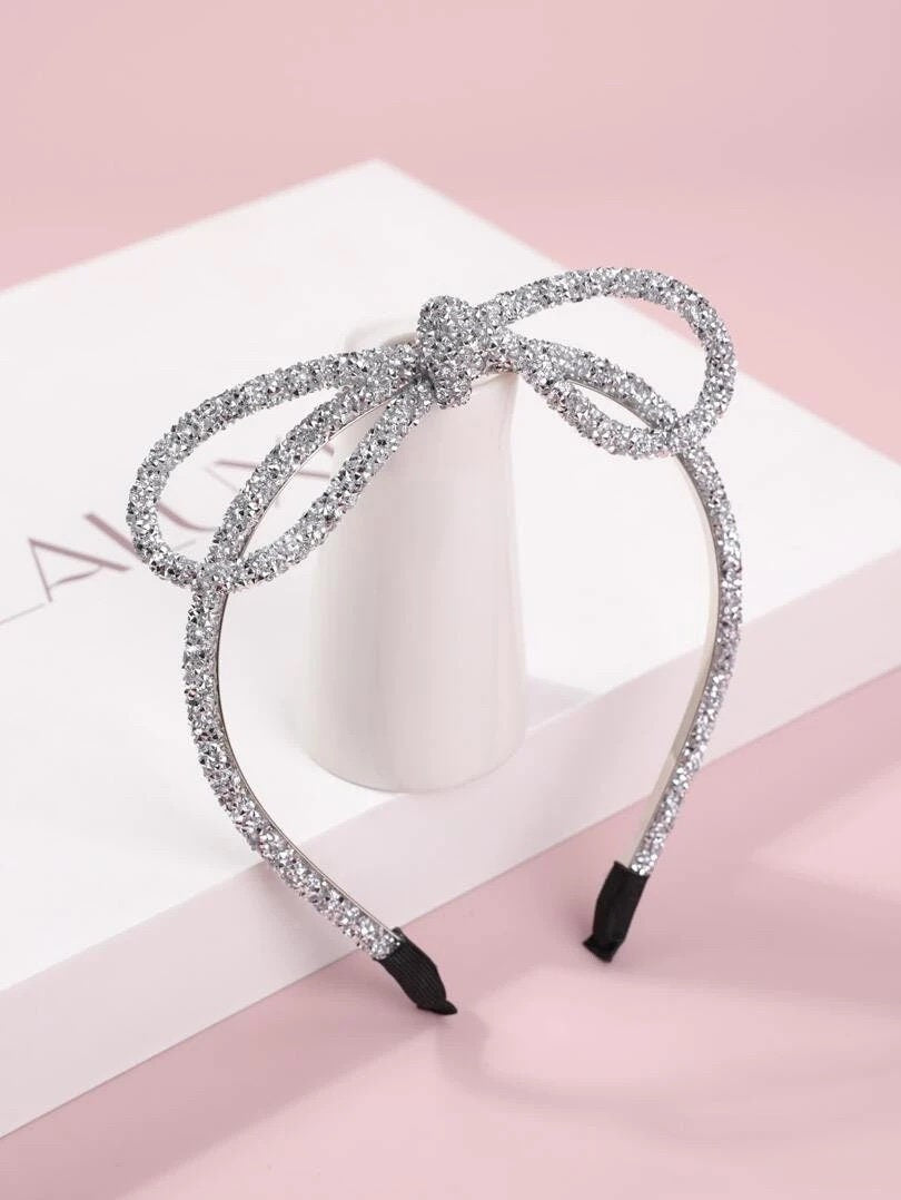 Rhinestone Bow Headband