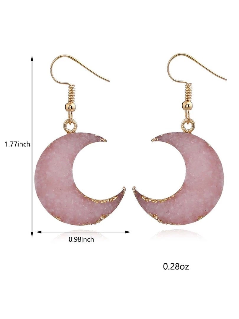 Moon Drop Earrings