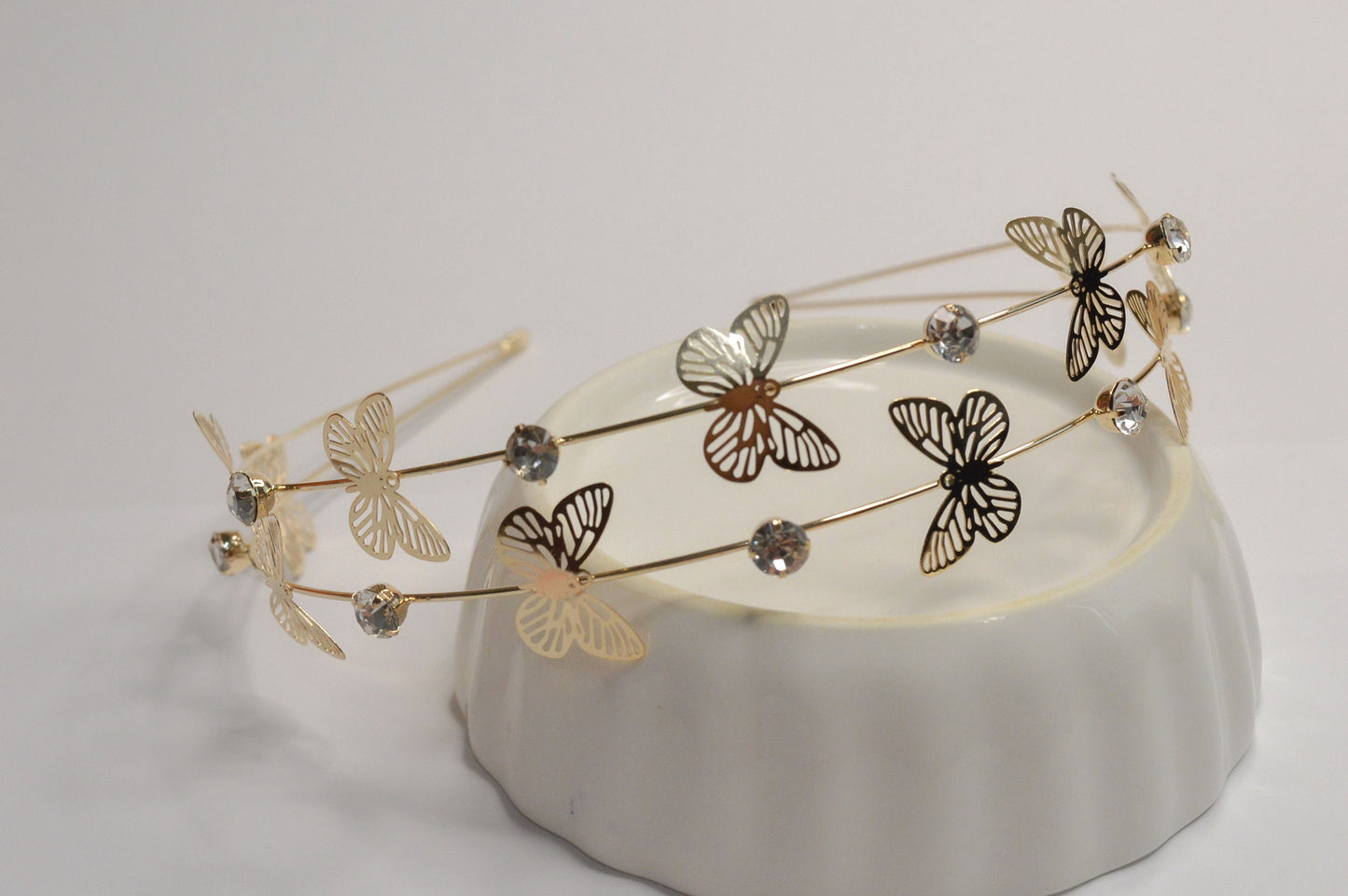 Butterfly Decor Layered Headband