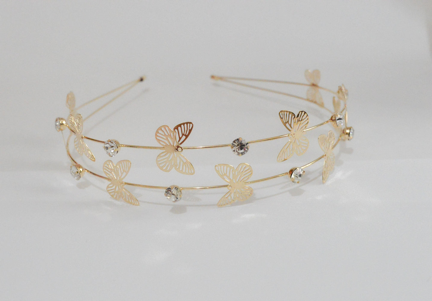 Butterfly Decor Layered Headband